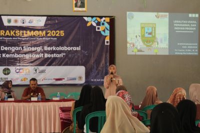 Workshop Strategi Pemasaran Tampah di Desa Kembangsawit merupakan salah satu rangkaian kegiatan Interaksi 2025 Lawet Muda Gadjah Mada
